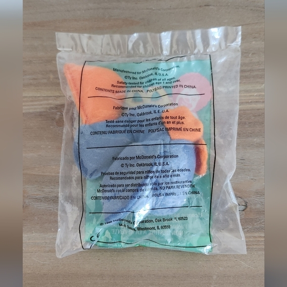 🦩 Ty Beanie Baby “Scoop” the Pelican – 1998 McDonald’s Exclusive, Sealed Collec - Picture 4 of 8